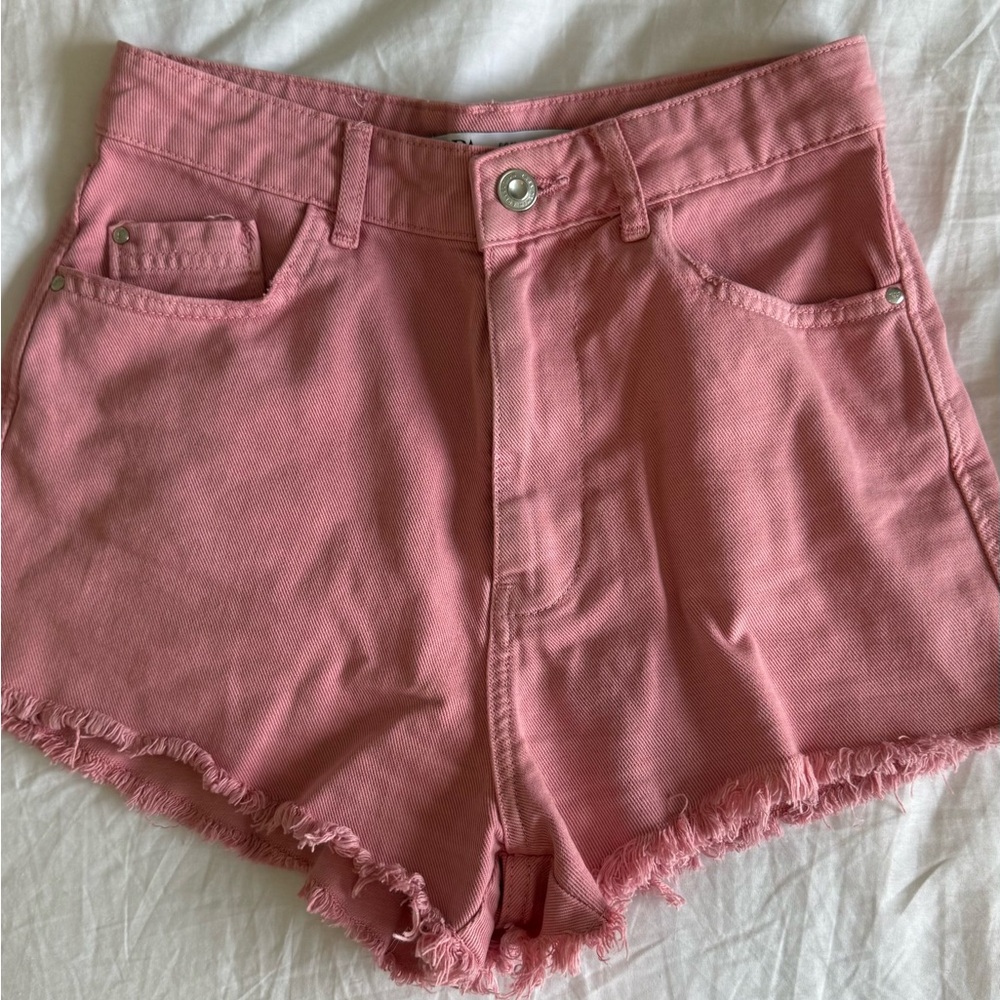 Zara pink shorts 4